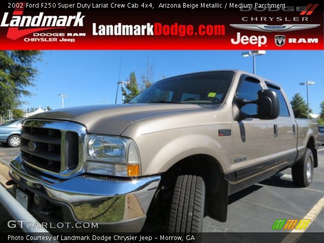 2002 Ford F250 Super Duty Lariat Crew Cab 4x4 in Arizona Beige Metallic