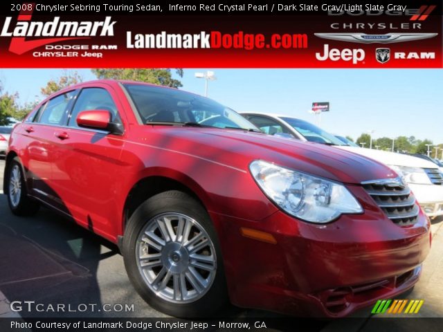 2008 Chrysler Sebring Touring Sedan in Inferno Red Crystal Pearl