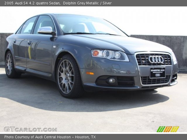 2005 Audi S4 4.2 quattro Sedan in Dolphin Grey Metallic