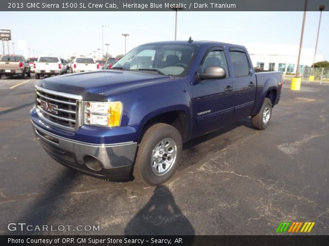 2013 GMC Sierra 1500 SL Crew Cab in Heritage Blue Metallic