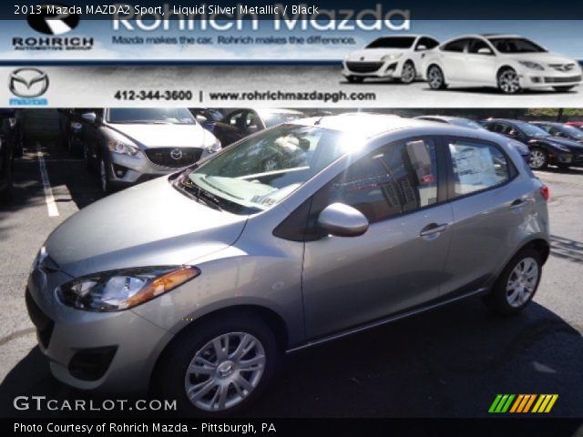 2013 Mazda MAZDA2 Sport in Liquid Silver Metallic