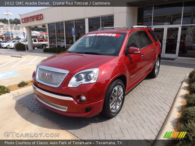 2012 GMC Acadia Denali in Crystal Red Tintcoat