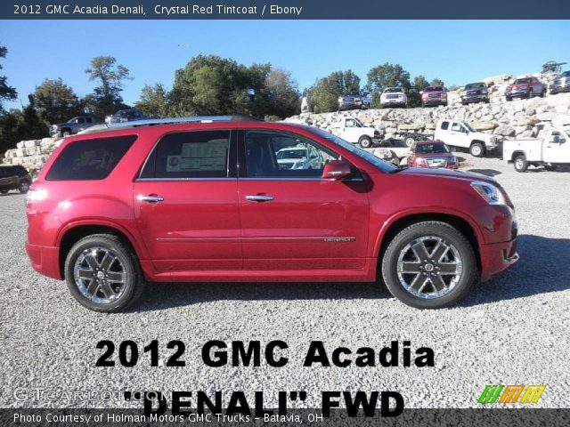 2012 GMC Acadia Denali in Crystal Red Tintcoat