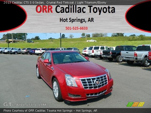 2013 Cadillac CTS 3.0 Sedan in Crystal Red Tintcoat