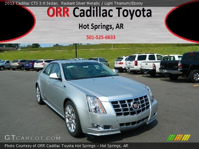 2013 Cadillac CTS 3.6 Sedan in Radiant Silver Metallic