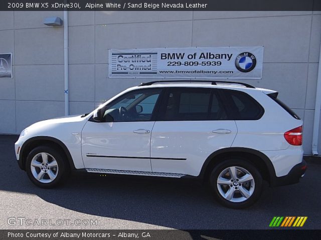2009 BMW X5 xDrive30i in Alpine White
