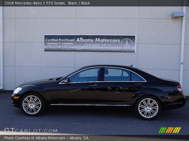 2008 Mercedes-Benz S 550 Sedan in Black