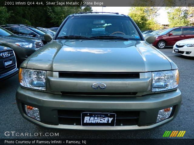 2001 Infiniti QX4 4x4 in Silver Sage Metallic