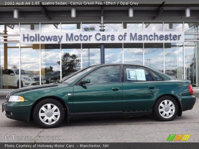 2001 Audi A4 1.8T quattro Sedan in Cactus Green Pearl Effect