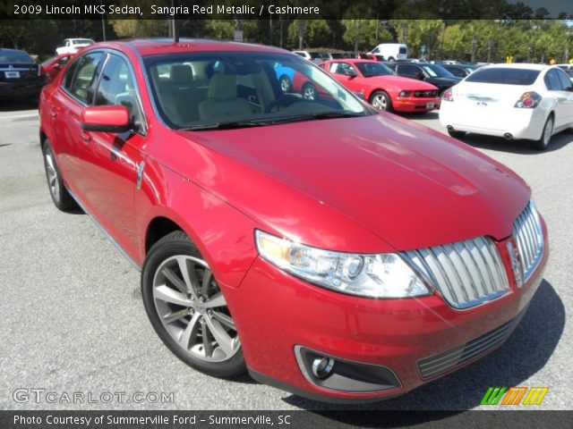 2009 Lincoln MKS Sedan in Sangria Red Metallic