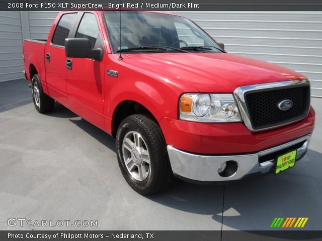 2008 Ford F150 XLT SuperCrew in Bright Red