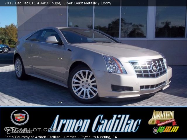 2013 Cadillac CTS 4 AWD Coupe in Silver Coast Metallic