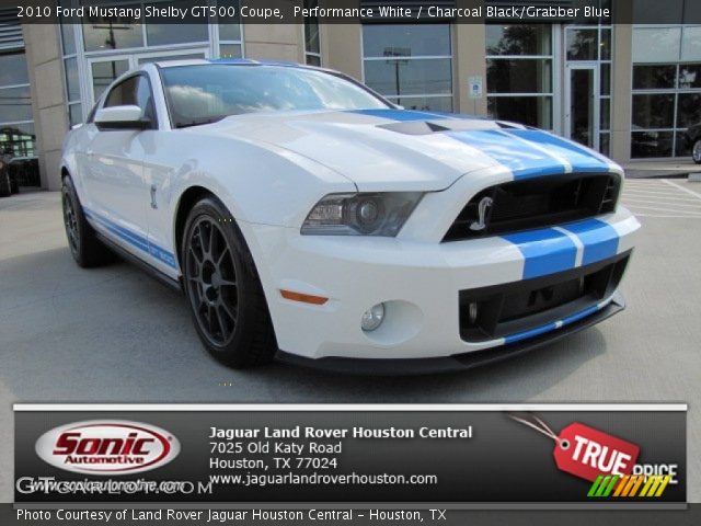 2010 Ford Mustang Shelby GT500 Coupe in Performance White