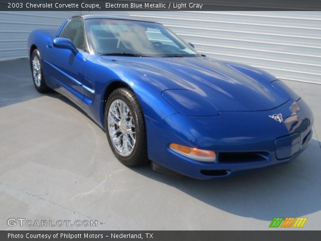 2003 Chevrolet Corvette Coupe in Electron Blue Metallic