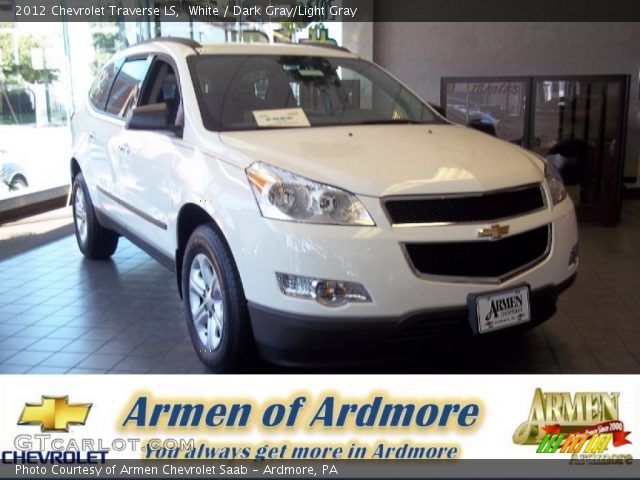 2012 Chevrolet Traverse LS in White