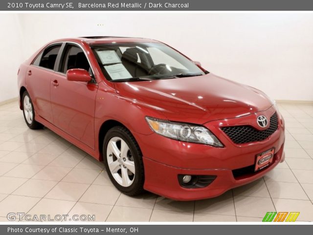 2010 Toyota Camry SE in Barcelona Red Metallic