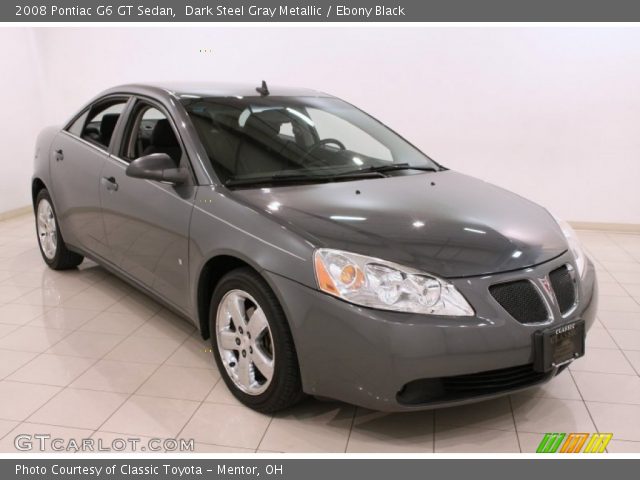 2008 Pontiac G6 GT Sedan in Dark Steel Gray Metallic. Click to see ...