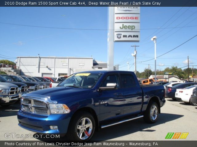 2010 Dodge Ram 1500 Sport Crew Cab 4x4 in Deep Water Blue Pearl