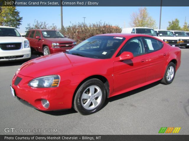 2007 Pontiac Grand Prix Sedan in Crimson Red