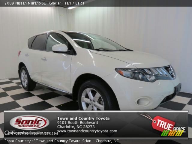 2009 Nissan Murano SL in Glacier Pearl