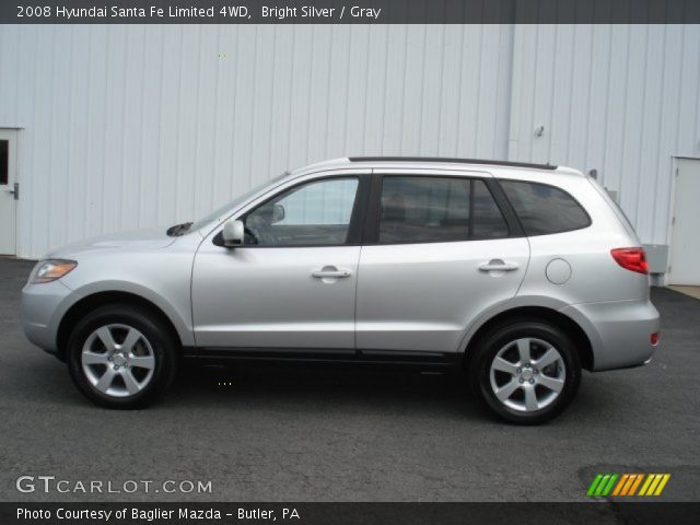 2008 Hyundai Santa Fe Limited 4WD in Bright Silver