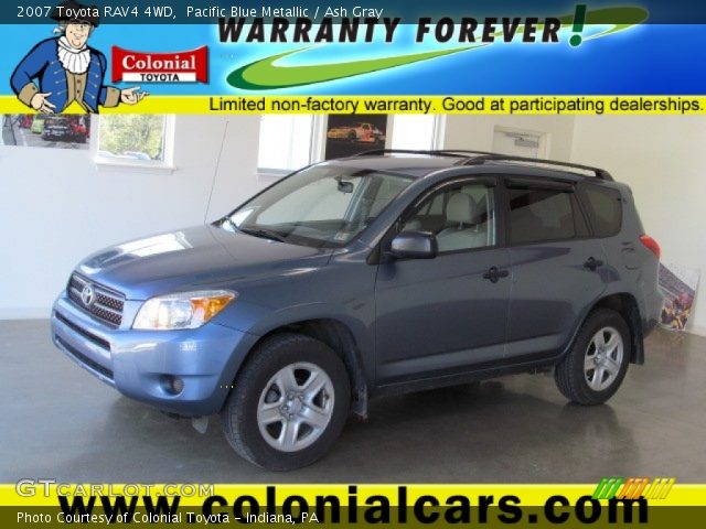 2007 Toyota RAV4 4WD in Pacific Blue Metallic