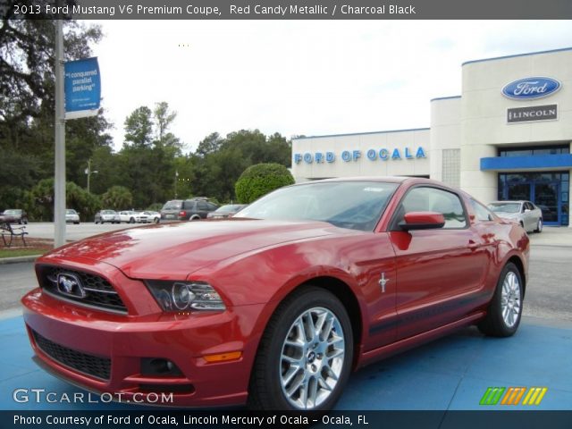 2013 Ford Mustang V6 Premium Coupe in Red Candy Metallic