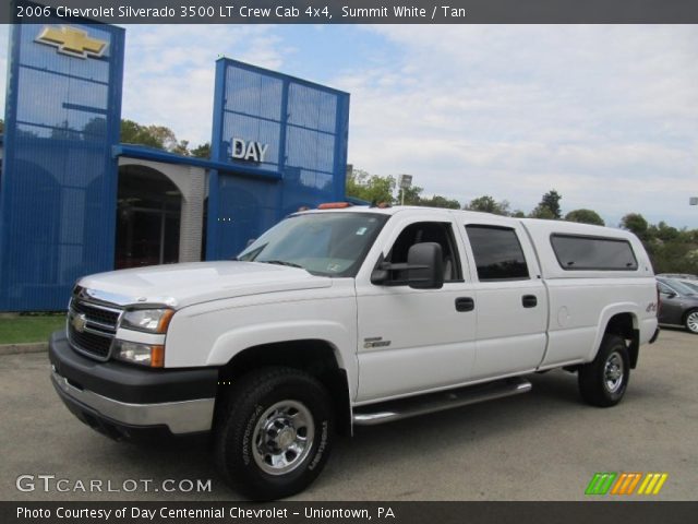 2006 Chevrolet Silverado 3500 LT Crew Cab 4x4 in Summit White