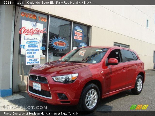 2011 Mitsubishi Outlander Sport ES in Rally Red Metallic