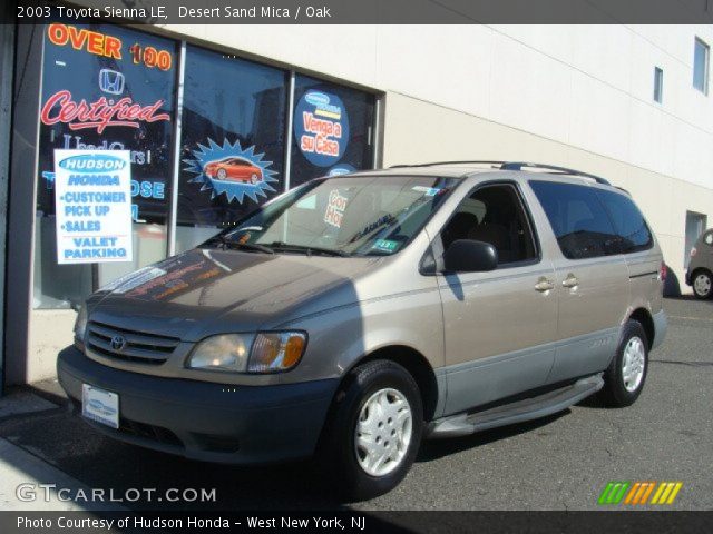 2003 Toyota Sienna LE in Desert Sand Mica