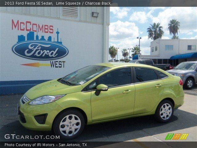 2013 Ford Fiesta SE Sedan in Lime Squeeze