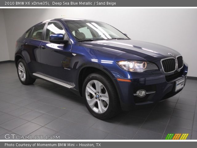 2010 BMW X6 xDrive35i in Deep Sea Blue Metallic