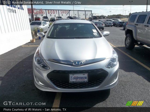 2012 Hyundai Sonata Hybrid in Silver Frost Metallic