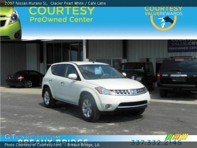 2007 Nissan Murano SL in Glacier Pearl White