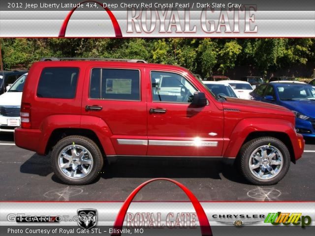 2012 Jeep Liberty Latitude 4x4 in Deep Cherry Red Crystal Pearl