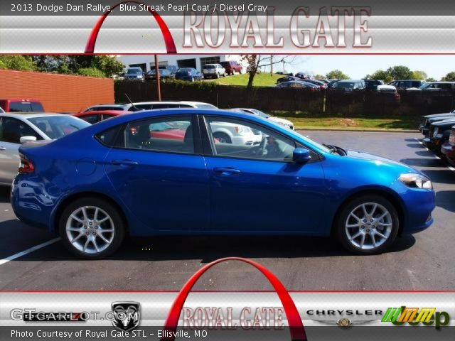 2013 Dodge Dart Rallye in Blue Streak Pearl Coat