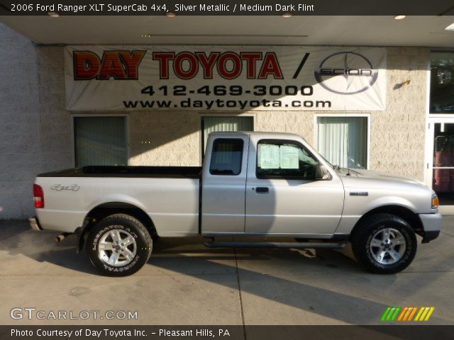 2006 Ford Ranger XLT SuperCab 4x4 in Silver Metallic