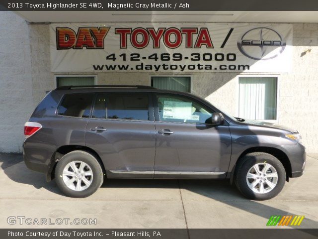 2013 Toyota Highlander SE 4WD in Magnetic Gray Metallic