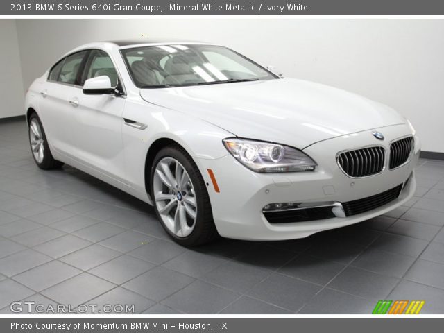 2013 BMW 6 Series 640i Gran Coupe in Mineral White Metallic