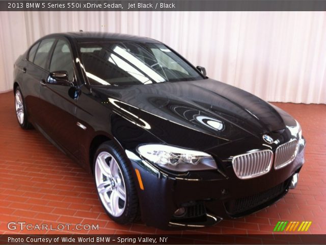 2013 BMW 5 Series 550i xDrive Sedan in Jet Black