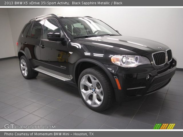 2013 BMW X5 xDrive 35i Sport Activity in Black Sapphire Metallic