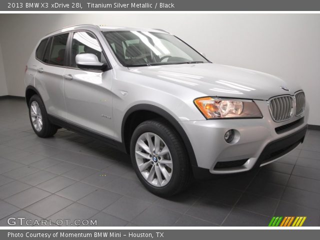 2013 BMW X3 xDrive 28i in Titanium Silver Metallic