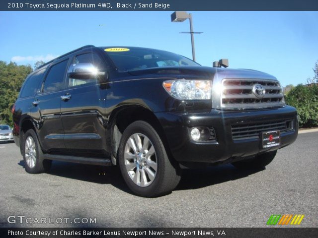 2010 Toyota Sequoia Platinum 4WD in Black