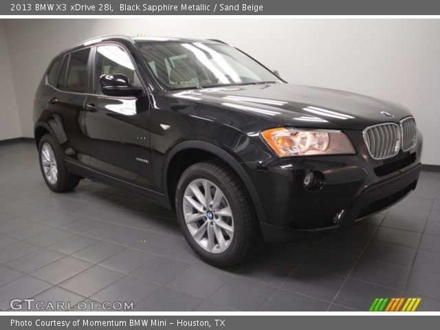 2013 BMW X3 xDrive 28i in Black Sapphire Metallic