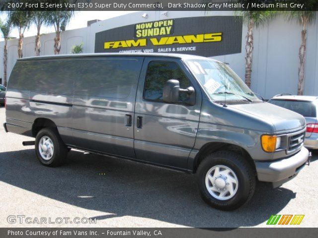 2007 Ford E Series Van E350 Super Duty Commercial in Dark Shadow Grey Metallic