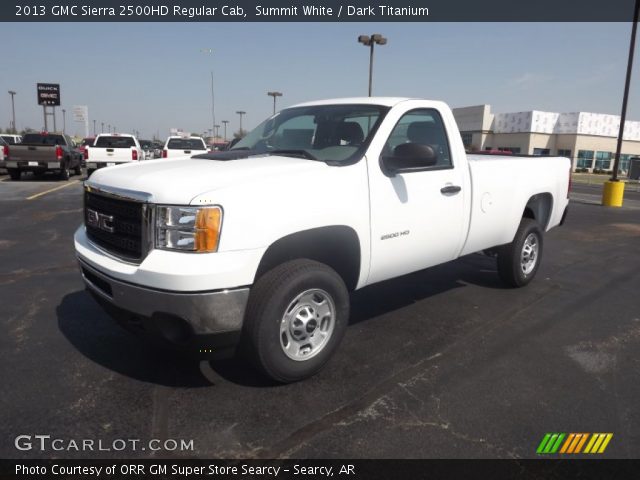 2013 GMC Sierra 2500HD Regular Cab in Summit White