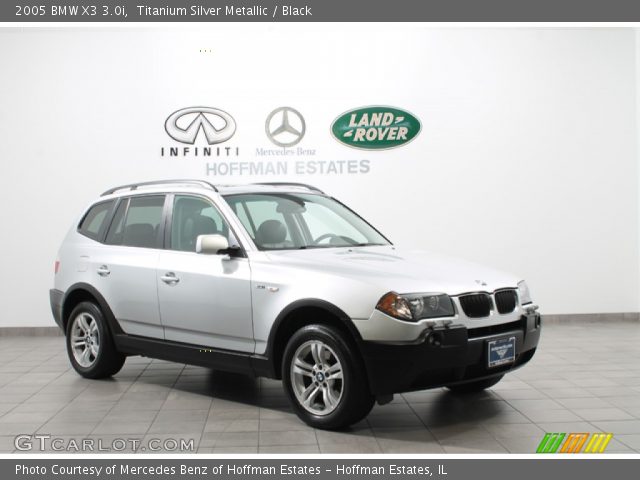 2005 BMW X3 3.0i in Titanium Silver Metallic
