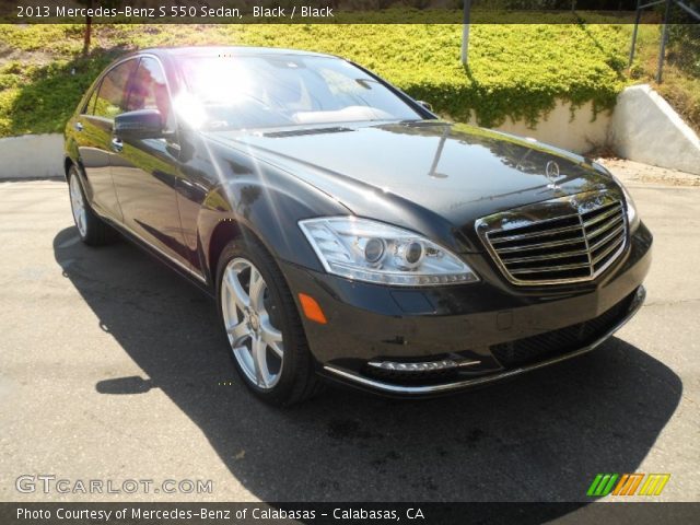 2013 Mercedes-Benz S 550 Sedan in Black