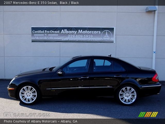2007 Mercedes-Benz E 350 Sedan in Black