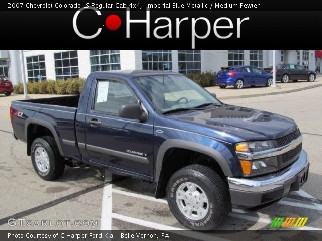 2007 Chevrolet Colorado LS Regular Cab 4x4 in Imperial Blue Metallic